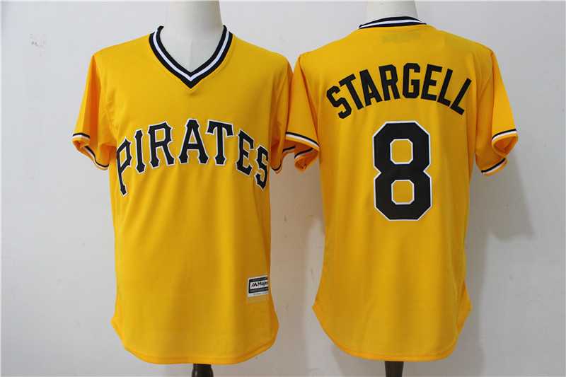Pittsburgh Pirates #8 Willie Stargell Mitchell And Ness Yellow Throwback Stitched MLB Jersey,We sell and wholesale Pittsburgh Pirates #8 Willie Stargell Mitchell And Ness Yellow Throwback Stitched MLB Jersey on line form chian!